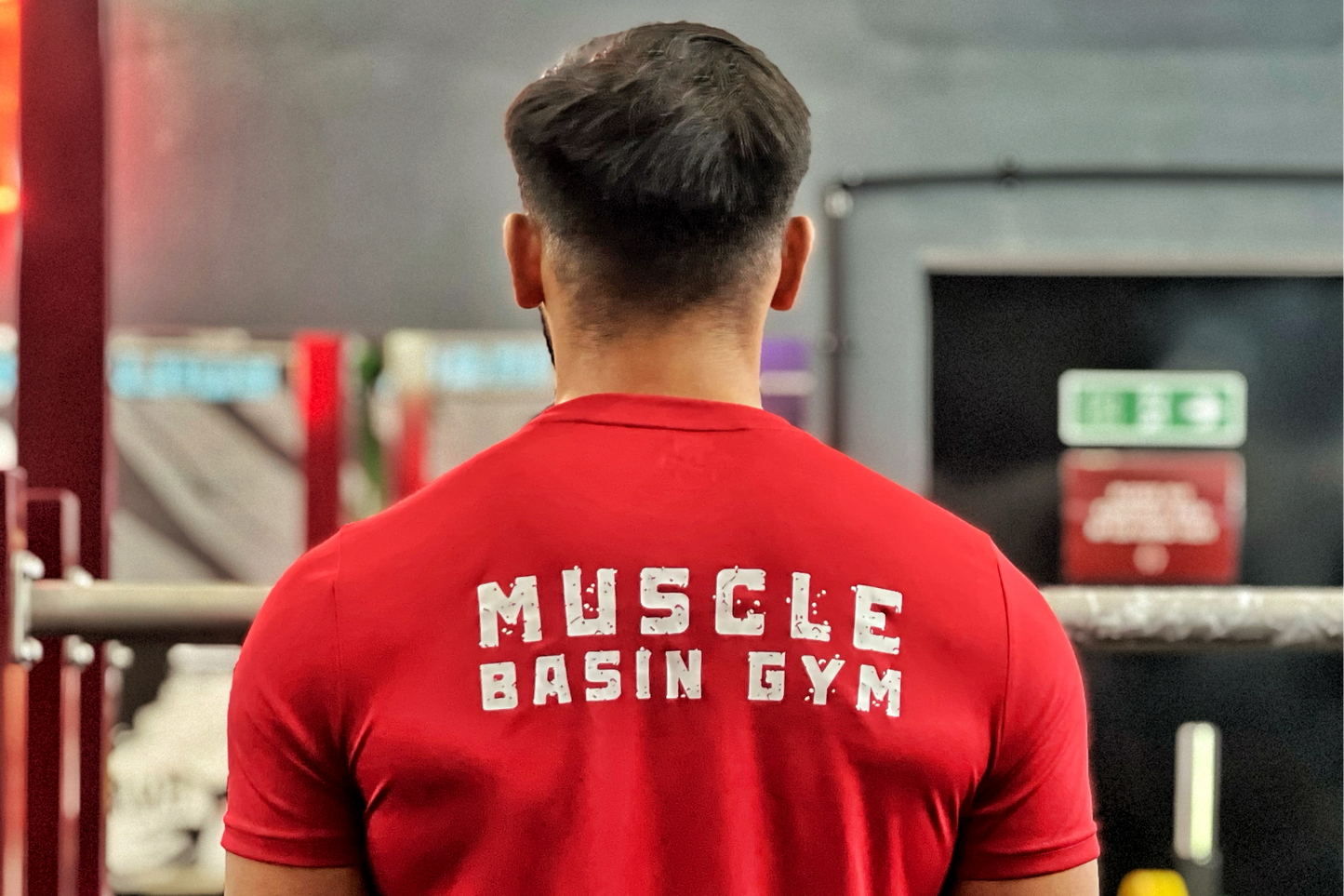 Red Muscle Fit Training Top